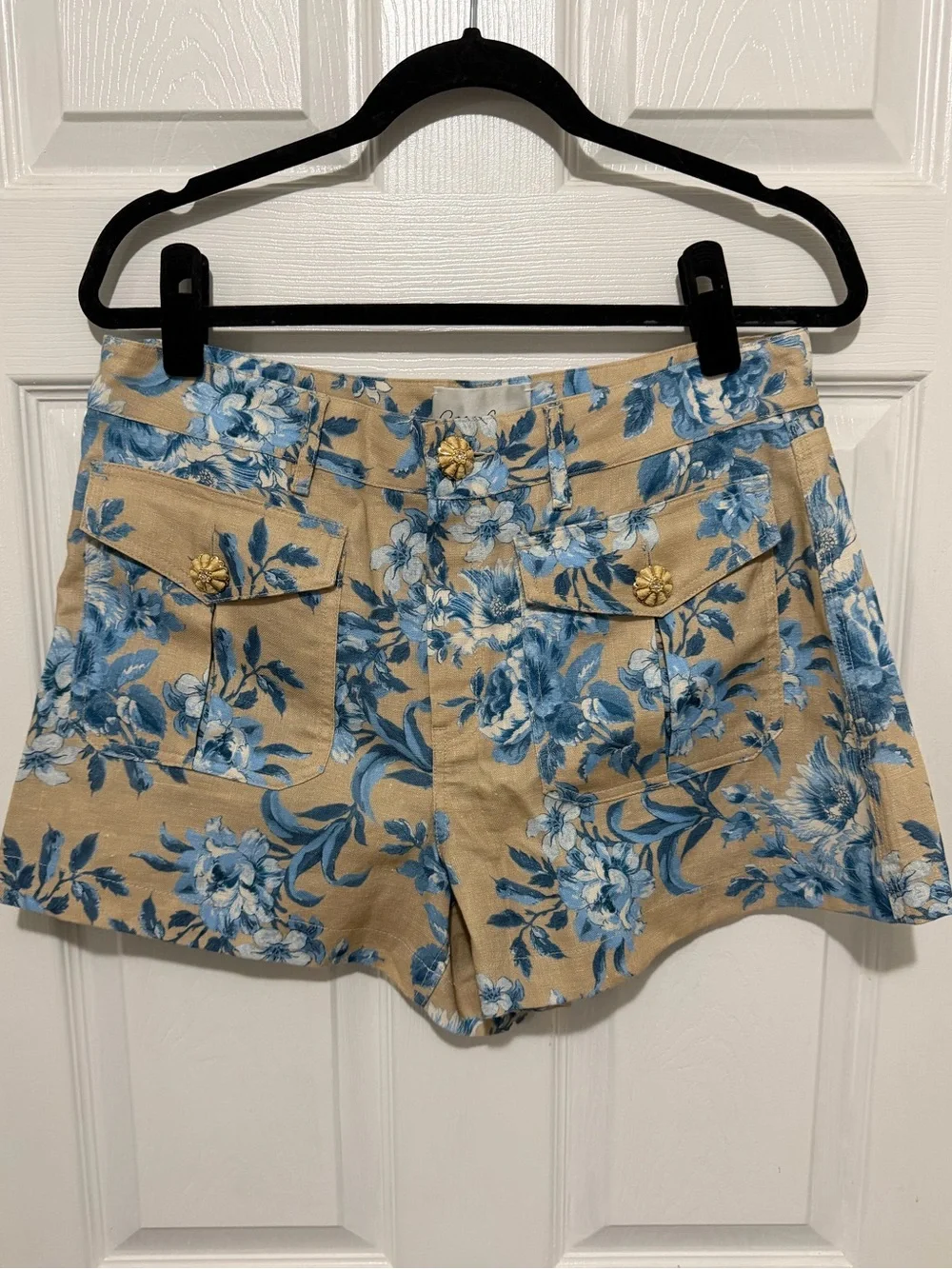 Cara Cara Xenia Shorts Farfella Ginger Root *See Final Photo-Small Fabric Pull - Picture 3 of 6